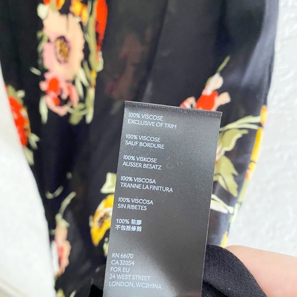 NWT Free People Garden Floral Mini Dress - Picture 6 of 6